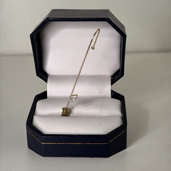 Silver and Gold Hook Earrings - Picture 6 of 6